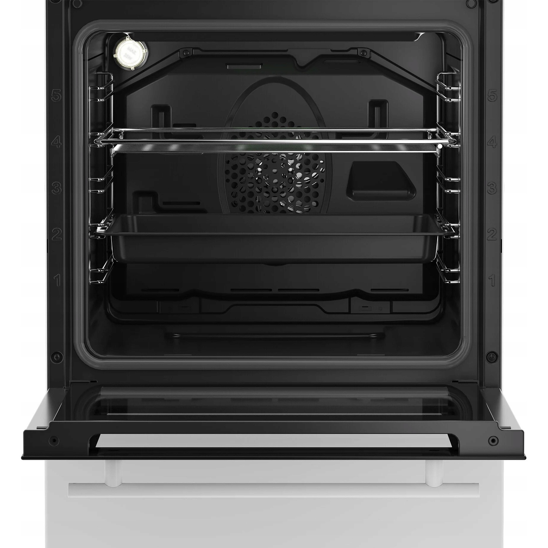 Aragaz gaz-electric BEKO, model FSM51339DWDS, 4 arzatoare, culoare alba, dimensiuni 50x60x85cm