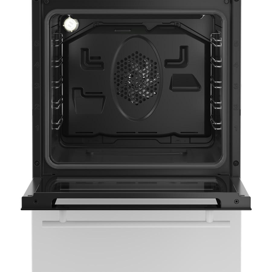 Aragaz gaz-electric BEKO, model FSM51339DWDS, 4 arzatoare, culoare alba, dimensiuni 50x60x85cm
