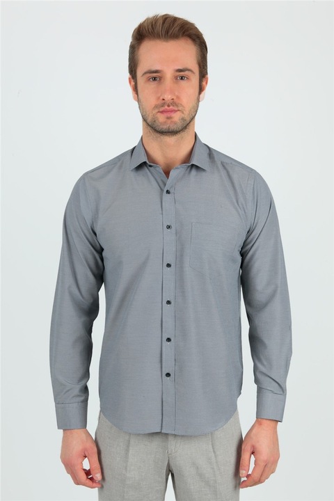 Férfi ingek, Poliészter, Centone, 268687, Fekete, 2XL