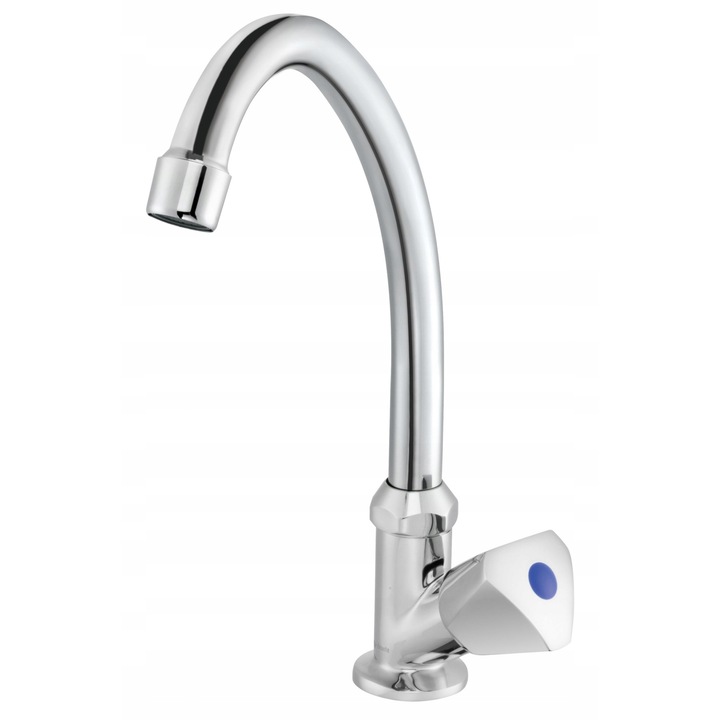 Смесител за мивка Deante, модел BEZ 026L, хром, монтаж на плот, височина 263 мм, обхват 148 мм