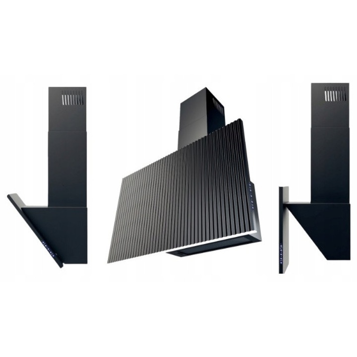 Hota VDB Evolution 90 Gold, 740m3/h, 67dB, тъч контрол, LED, 46,5x90x128cm