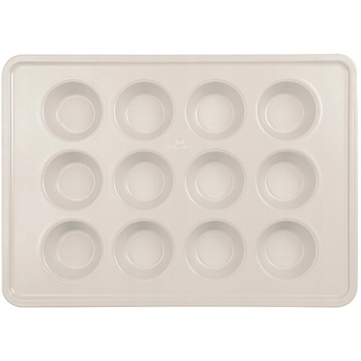 Тава за печене на 12 мъфина, Berlinger Haus, въглеродна стомана, черна, 26.5x35x3см