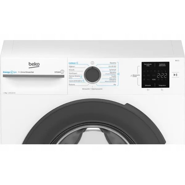 Masina de spalat rufe Beko b300 BM3WFU39215WAR 9kg 1200rpm 74dB Alb