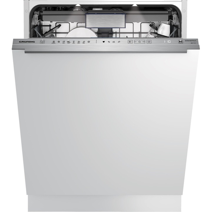 Zmywarka de ingropat GRUNDIG GNVP4610C, 15 seturi, 59.8x81.8x55cm, tehnologie CornerWash, AutoOpen Dry