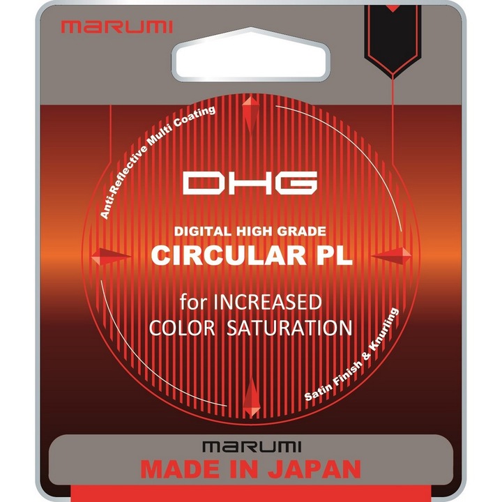 Filtru polaryzator Marumi DHG Circular PL 55mm, slim, multi-stratificat, pentru DSLR