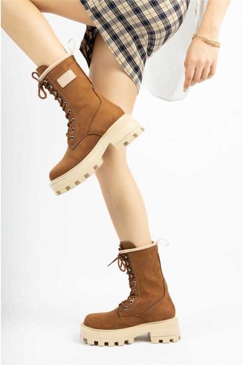 Női csizmák, Velúr, Johns Athletic, 360822, Barna, 40