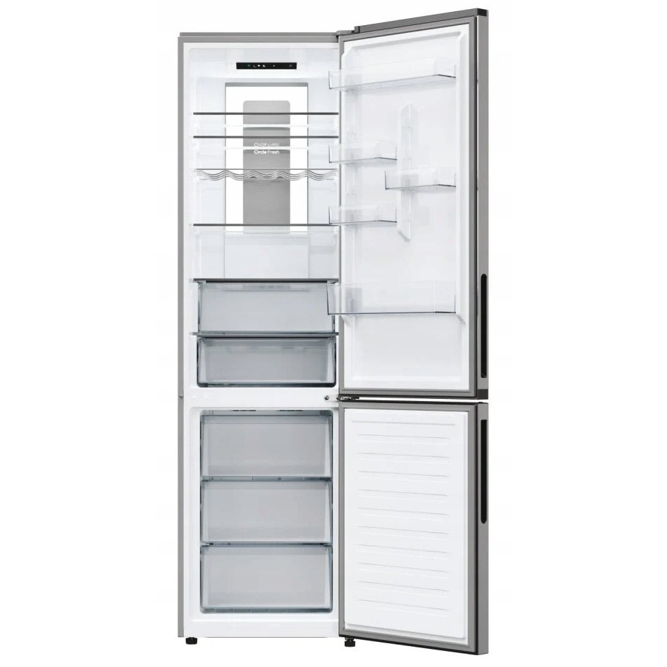 Frigider Candy CNCQ4T620CX, 205cm, inox, 289l frigider, 120l