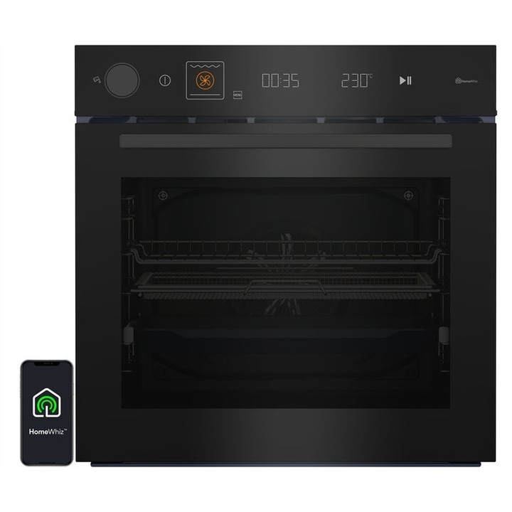 Cuptor electric cu abur, control smartphone, BEKO bPRO700, 72l, negru, 59.4x59.5x56.7cm