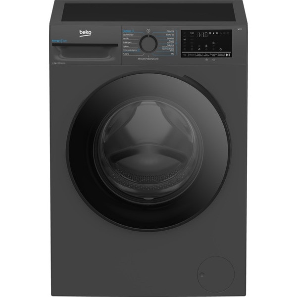 Masina de spalat rufe BEKO 9kg 1400rpm SteamCure gri 51.8x60x84.5cm