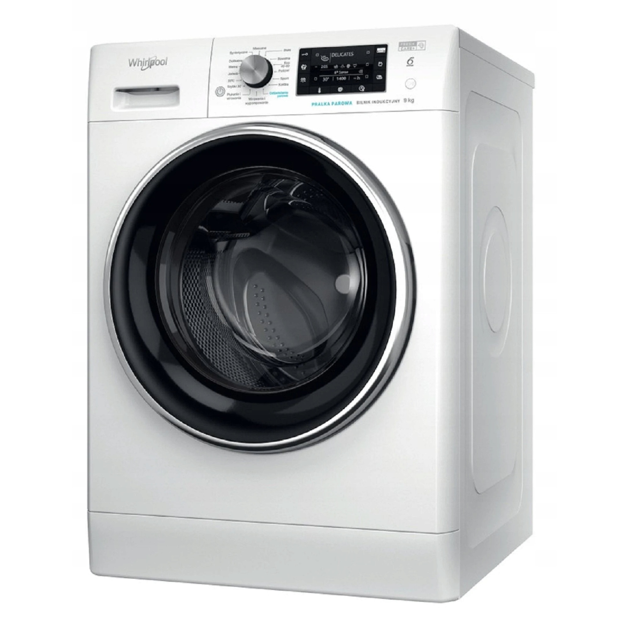 Masina de spalat rufe, Whirlpool, 9kg, 1400 rpm, 63x60x85cm, alb