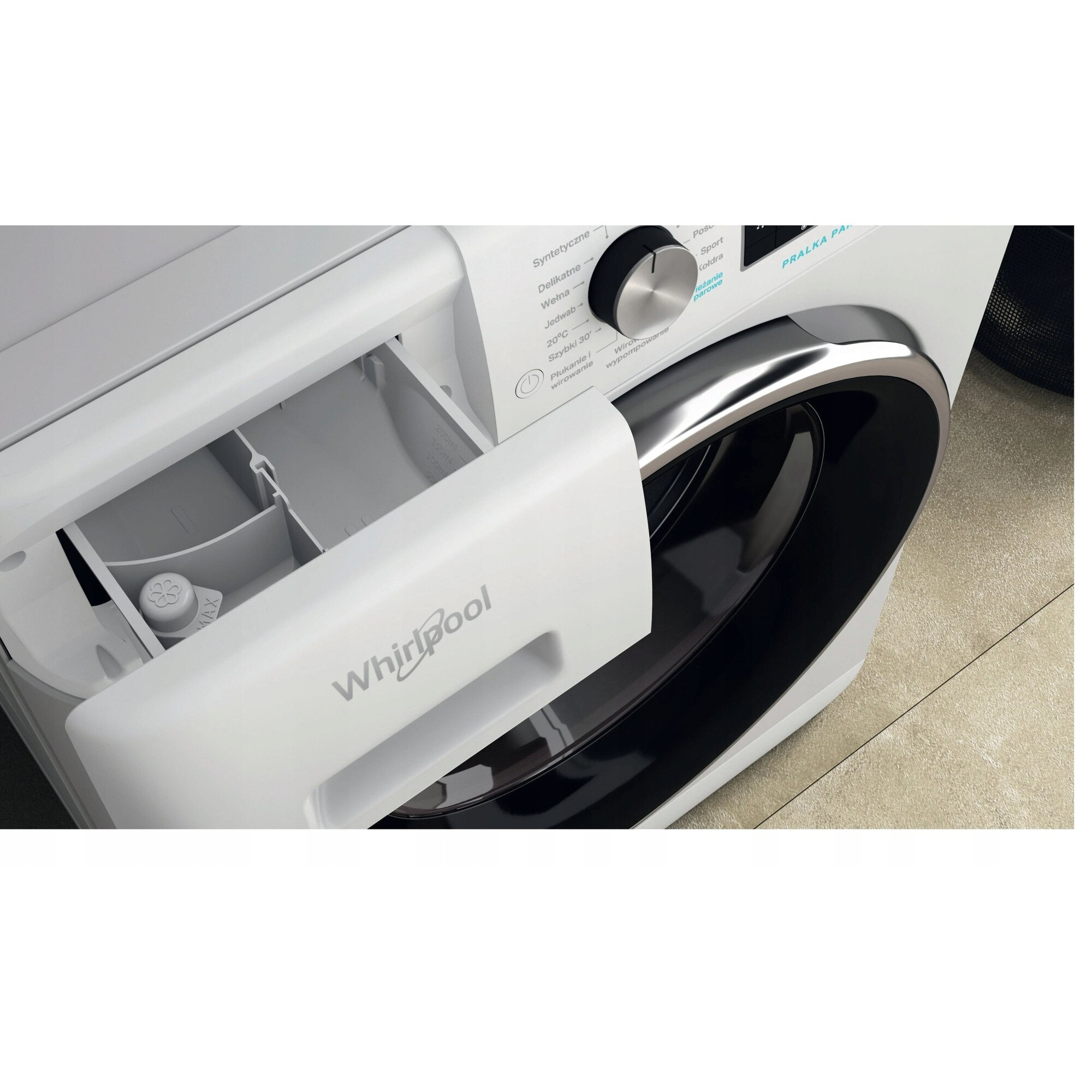 Masina de spalat rufe, Whirlpool, 9kg, 1400 rpm, 63x60x85cm, alb