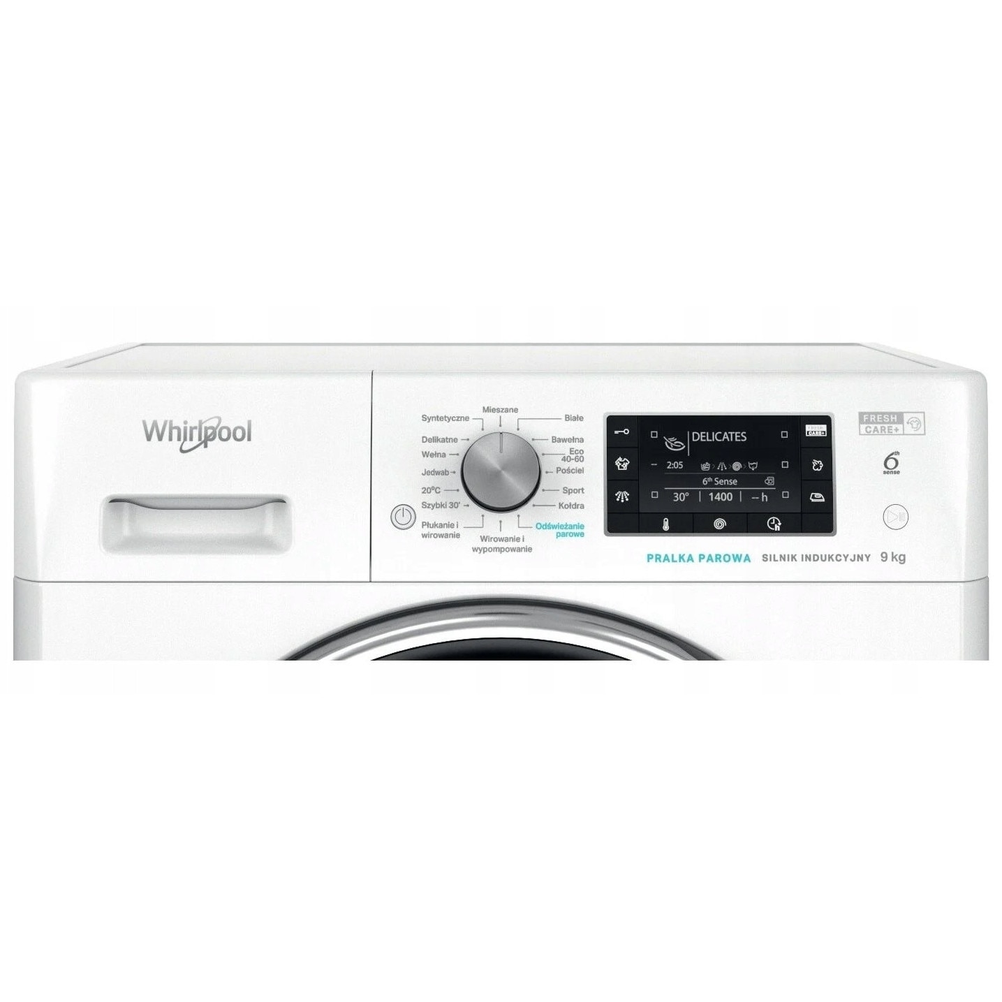 Masina de spalat rufe, Whirlpool, 9kg, 1400 rpm, 63x60x85cm, alb