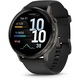 Smartwatch Garmin Venu 4, 45mm, AMOLED, GPS, Wi-Fi, Android/iOS, silicon, Slate/Black