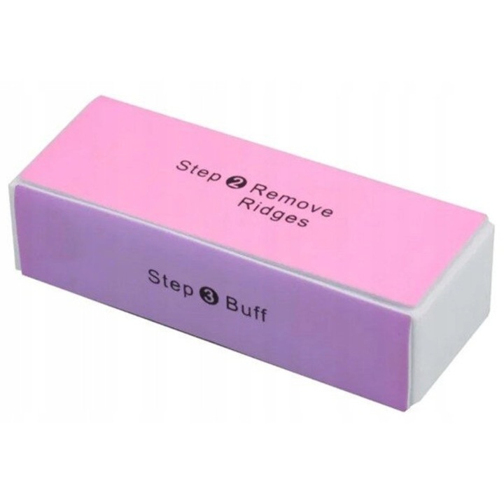 Pila de lustruit, Beautifly, set 5 bucati, 180-2000, roz