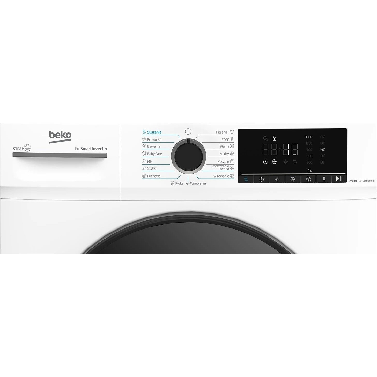Pralko-suszarka BEKO BMM5DFO5741W, 7kg spalare, 5kg uscare, alb, 47.8x60x84.7cm
