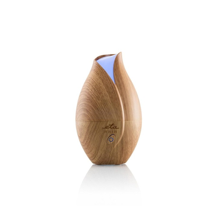 ETA Aria aroma diffúzor, ultrahangos, 0,6L, barna LED, 125x205mm, komplett készlet