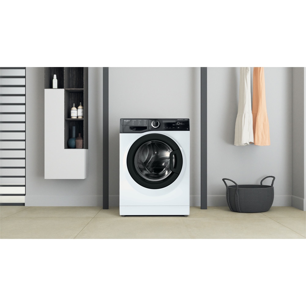 Masina de spalat rufe Whirlpool WRSB 7238 BB, 7kg, 1200 obr/min, alb, 43.5x59.5x85cm
