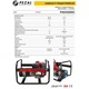 Generator electric PGG3200XS, 3.0 kVA, motor pe benzina, sistem stabilizare tensiune AVR, dimensiuni compacte