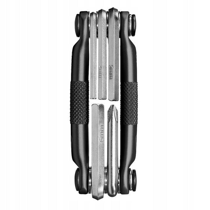 Cheie de bicicleta Crank Brothers Multi-5, 5 functii, aluminiu, 0.9x4.9x6.3cm, gri