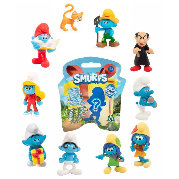 Figurák Giochi Preziosi, The Smurfs, W3, Multicolor, vakdoboz
