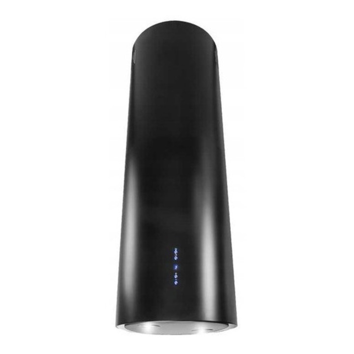 Абсорбатор VDB Tube, черен, 39x39см, LED осветление, електронно управление