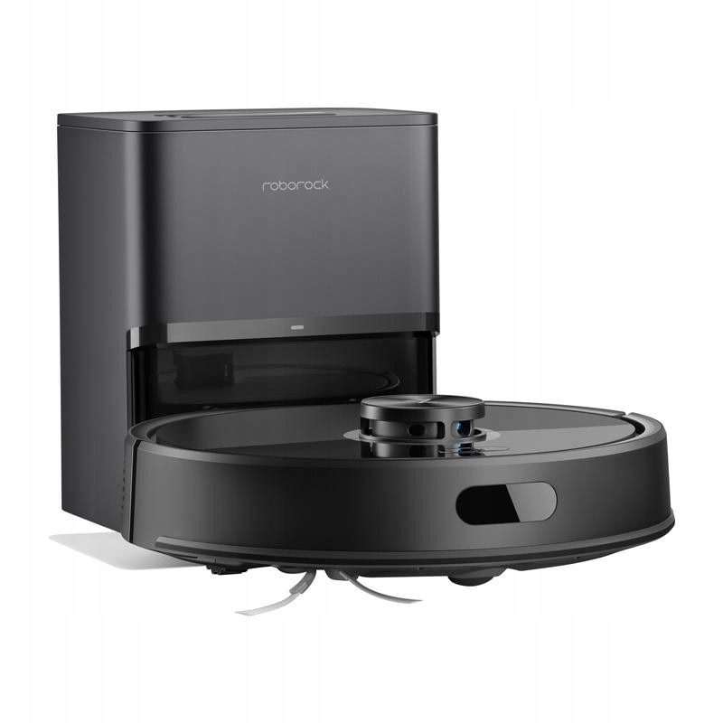 Robot aspirator Roborock Q7TFP02-00, putere 10.000 Pa, mopare, negru, 3200 mAh