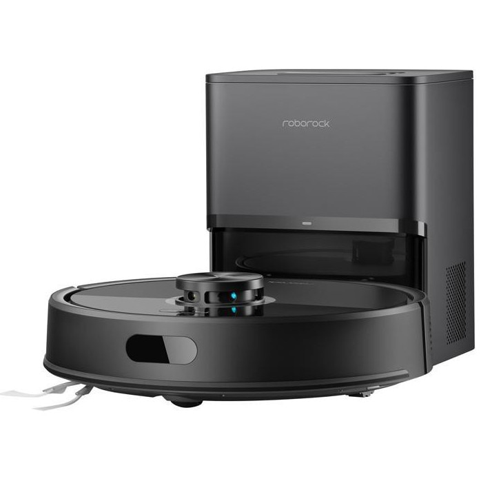 Robot aspirator Roborock Q7TFP02-00, putere 10.000 Pa, mopare, negru, 3200 mAh