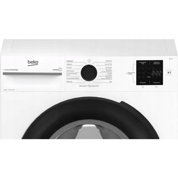 Masina de spalat rufe Beko b100 BM1WFU39225WPB 9kg 1200rpm 76dB Alb 51,8x60x84,5cm