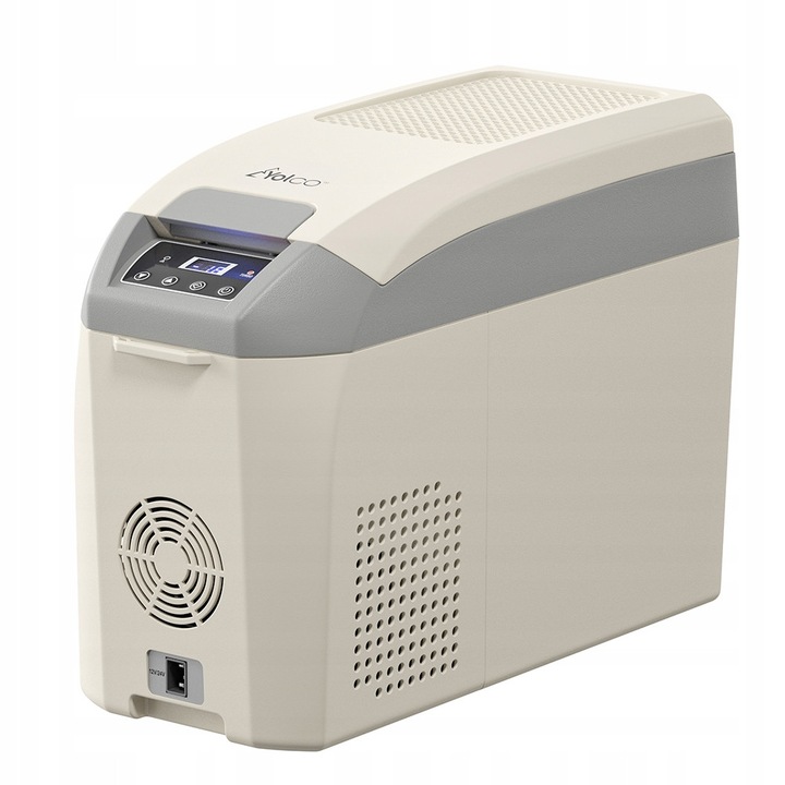 Frigider auto Yolco ARC18, 16L, 12/24V si 100-240V, dimensiuni 532x384x230mm, culoare gri