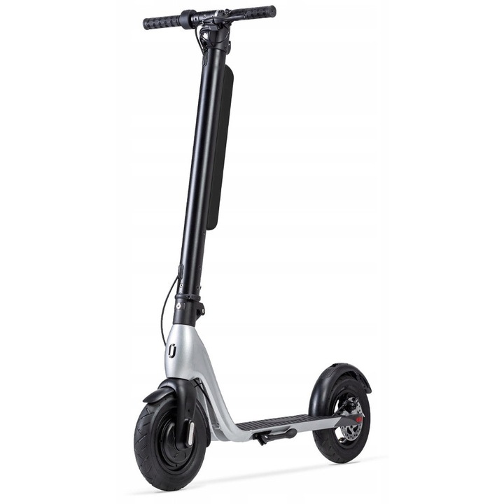 Електрическа тротинетка JIVR Scooter Plus, 350W, 10 инча, пробег 50км, черно-сребристо