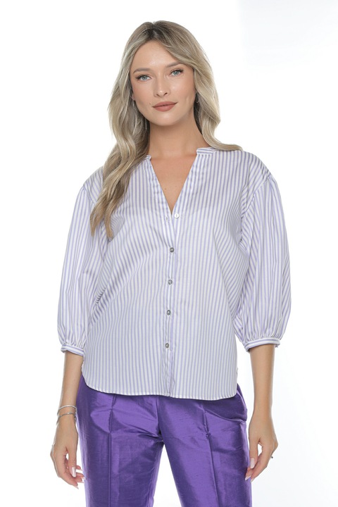 Bluza femei ALTESA, 100% BUMBAC, model Ilaria, Alb