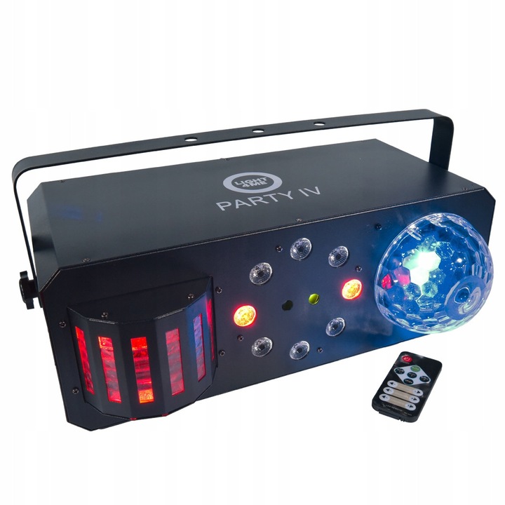 Осветително оборудване LIGHT4ME Party IV, мултиефект, лазер, диско, 40x20.5x25см, RGBW, RGBY