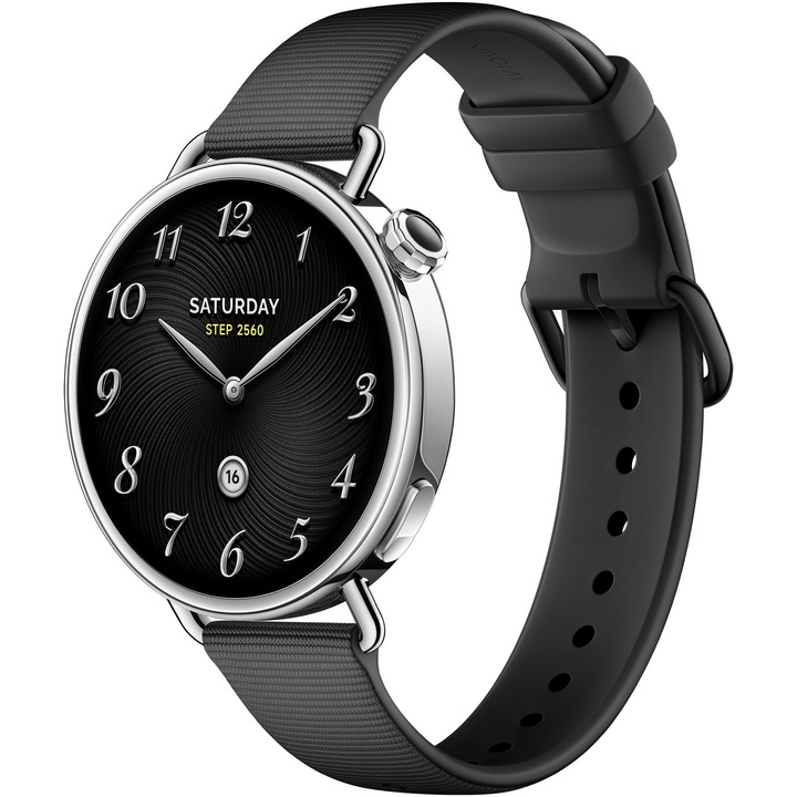 Смарт часовник Xiaomi Watch S4, 41мм, Черен