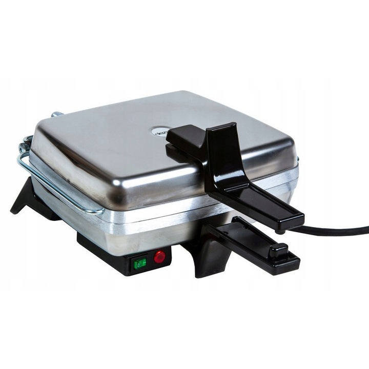 Уред за приготвяне на гофрети Dezal-pro 301.5 Profi W, 2 гофрети, инокс, 1300W