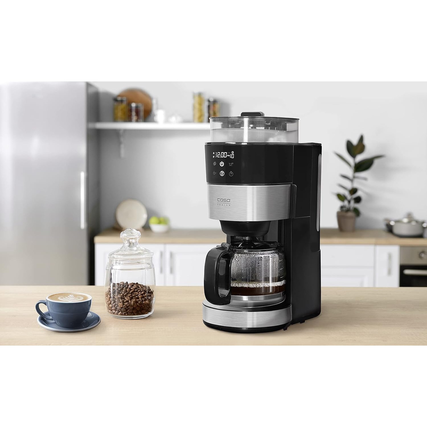 Cafetiera CASO, model COFFEE Taste & Style Duo Thermo, 1000W, 1,4L, cu filtru reutilizabil