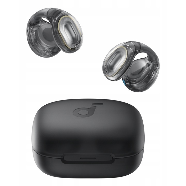 Casti Soundcore C40i, IPX4, Bluetooth 5.4, Culoare neagra, Set complet