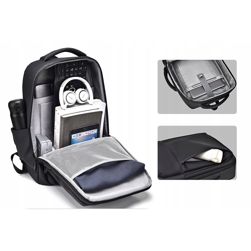 Plecac pe laptop Marvo Urbano 40, 17,1 inch, extensibil, 30x16x43cm, negru