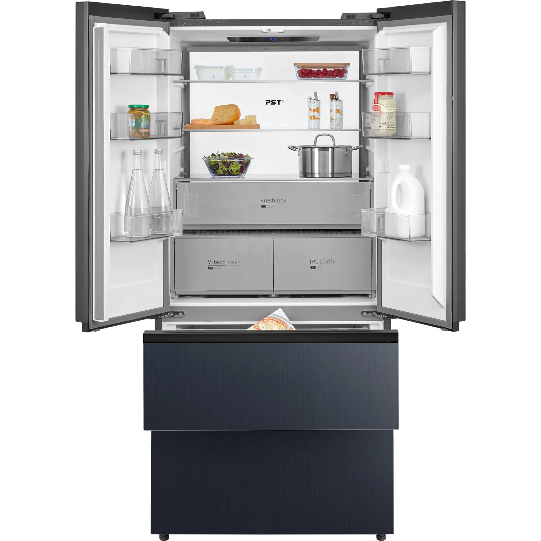 Frigider Side by Side Midea MDRF705BIE70 No Frost 191x83.3x60cm