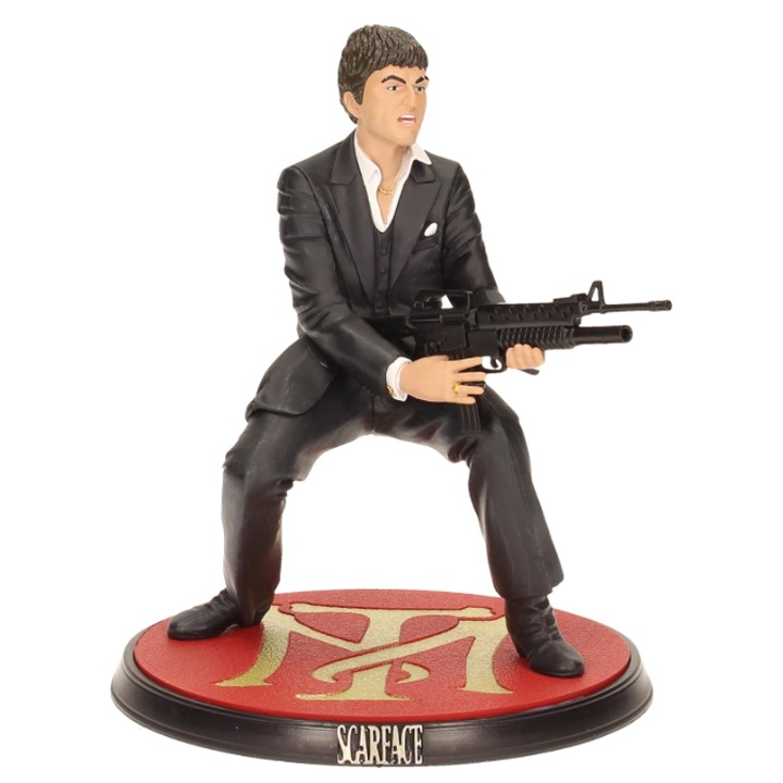 Figurina Scarface Tony Montana Say Hello to My Little Friend - eMAG.ro