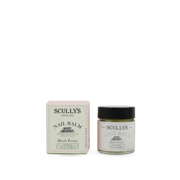 Balsam Pentru Unghii Scullys, Blush Peony, Cutie, 25 g
