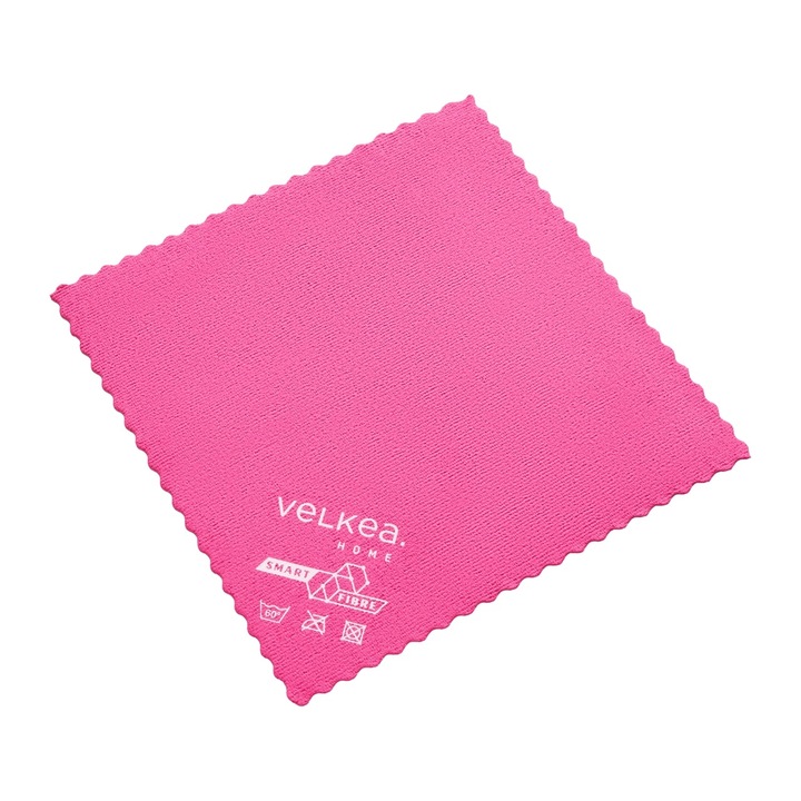 Laveta universala pentru uz casnic, microfibra, Smart Fiber, 30 x 30 cm, VELKEA