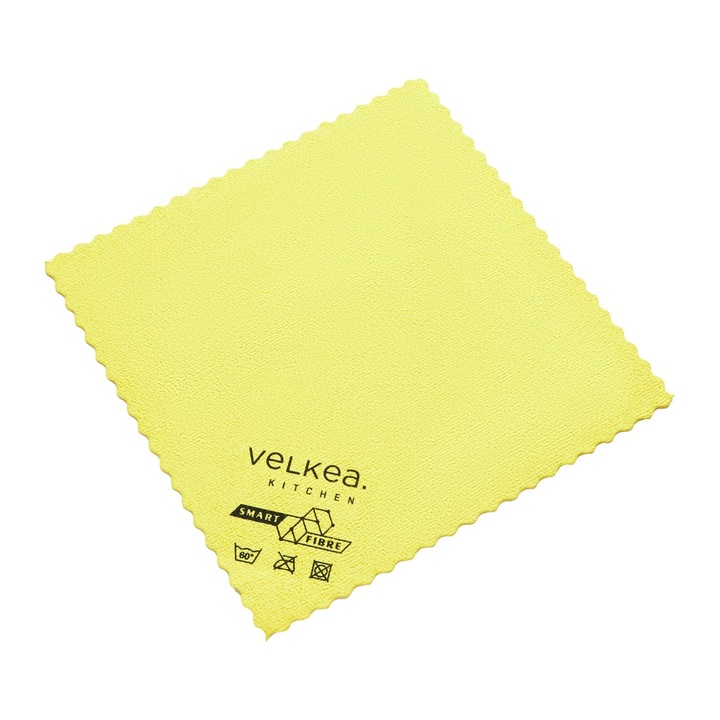 Laveta universala pentru bucatarie, microfibra, Smart Fiber, 30 x 30 cm, VELKEA