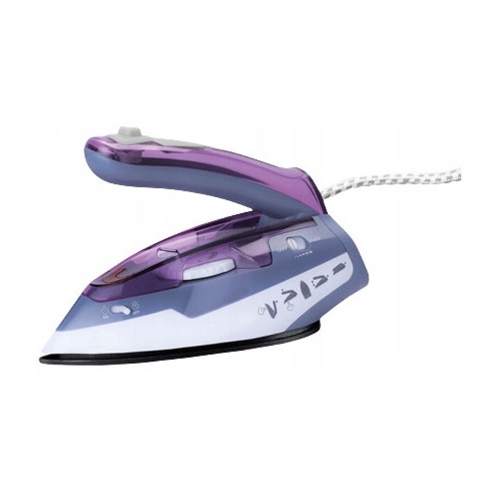 Fier de calcat turistic Maestro MR-317T, 1100W, fiolet, 90x125mm