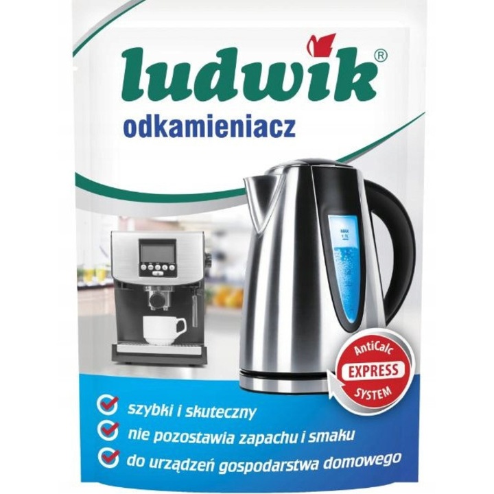 Anticalcar Ludwik 6x20g, pentru ceainice si espressoare, utilizare universala, 120g