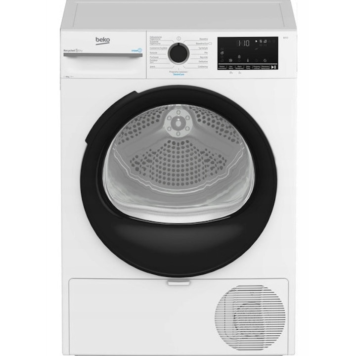 Сушилня BEKO XBM3T68239W, 8 кг, система за сушене с термопомпа, бяла, 47x59.8x84.6 см