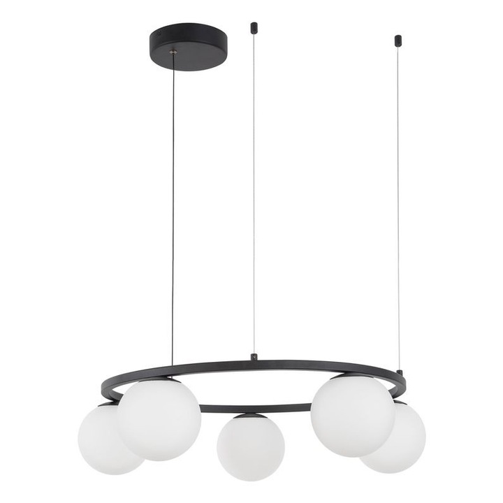 Полилей Нова Луче Джолин, метал и стъкло, 50 см диаметър x 155 см височина, 40W, 2580LM