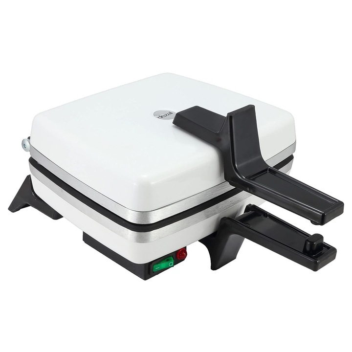 Гофретник DEZAL 301.7 LW, бял, 1300-1600W, с незалепващо покритие