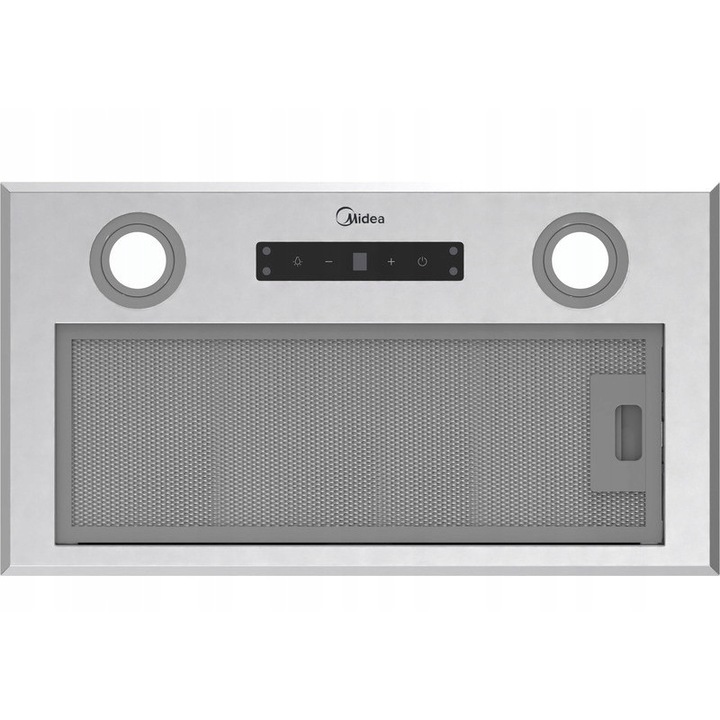 Аспиратор Midea MH52T01ET22SG Inox 618m³/h 59dB A++, 4 скорости, управление с жестове, 52x25.4x24.8см