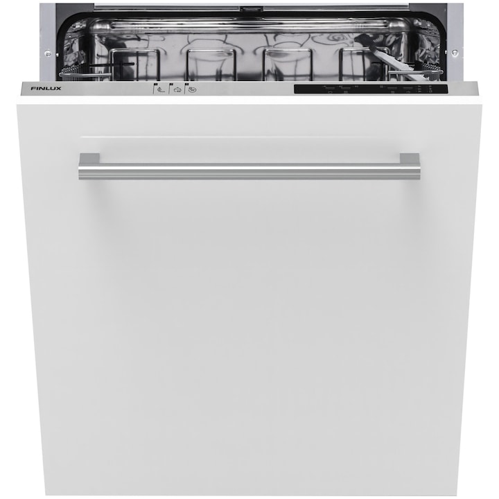 Masina de spalat vase FINLUX, model FD-I12B60B120, 10-13 seturi, 60x82x55cm, consum apa 12l/cicl, nivel zgomot 49dB