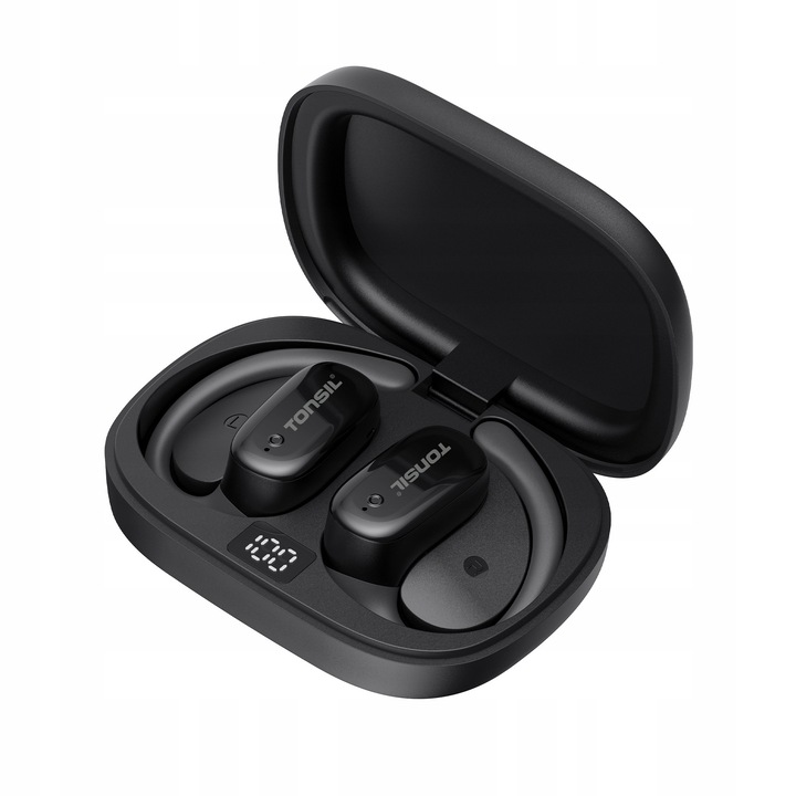 Безжични слушалки Tonsil S50BT, черни